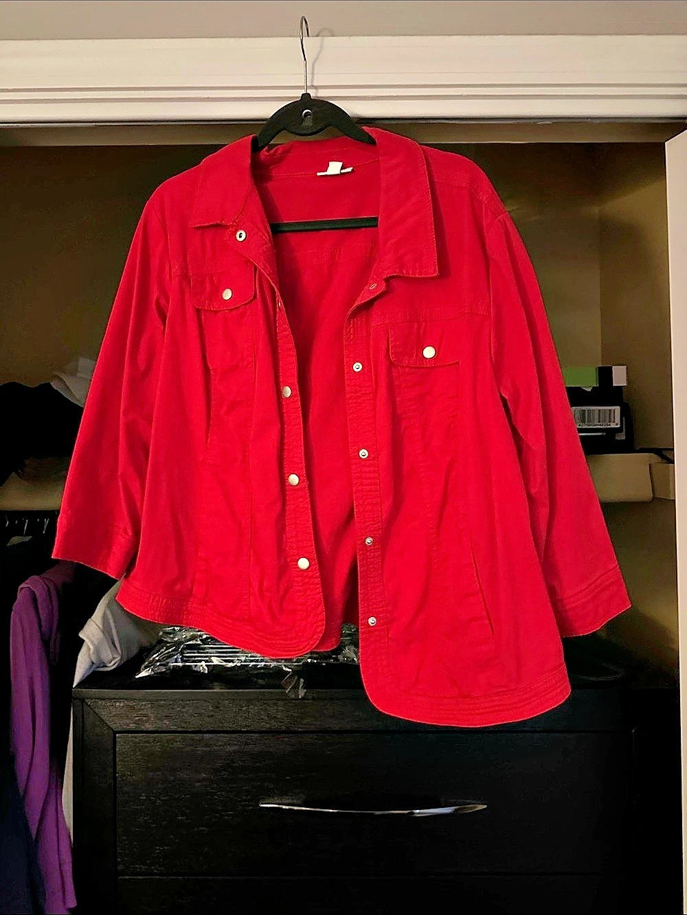 Westport 1962 Red Utility Jacket Size 1X Like New